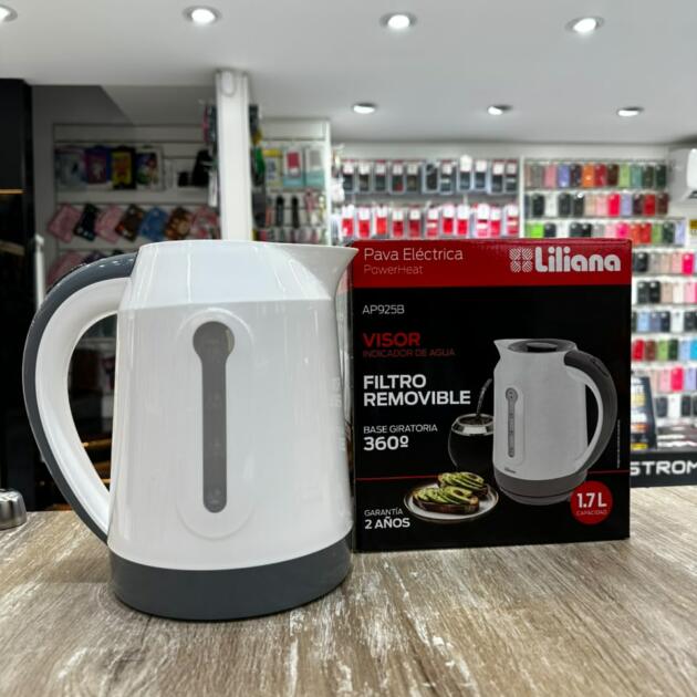Pava eléctrica Liliana PowerHeat de 1.7 litros