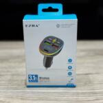 Transmisor FM Bluetooth y Cargador Para Auto Ezra