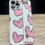 funda iphone corazon cuero
