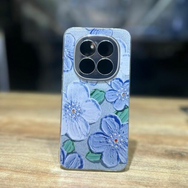 FUNDA FLORES CELESTE