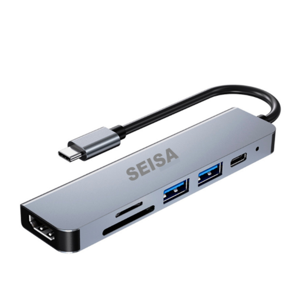 Adaptador HUB Seisa 6 en 1