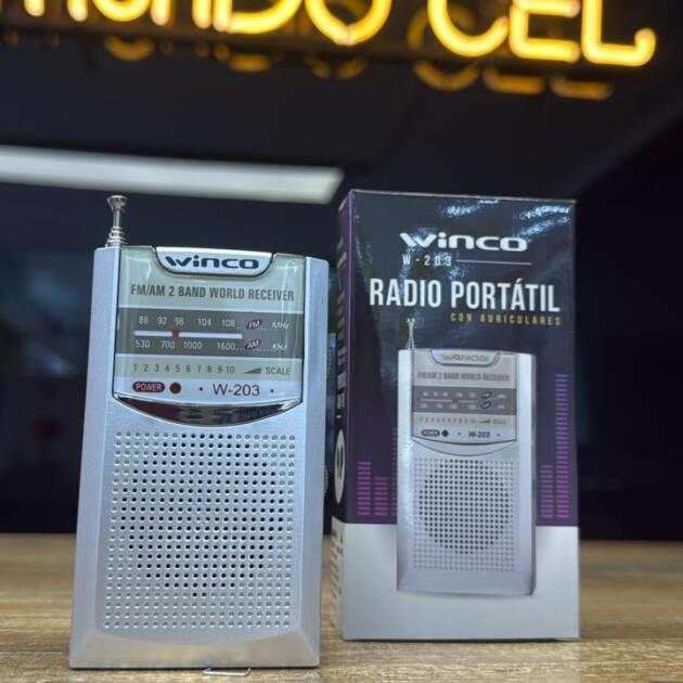 Radio Portátil Winco W-203