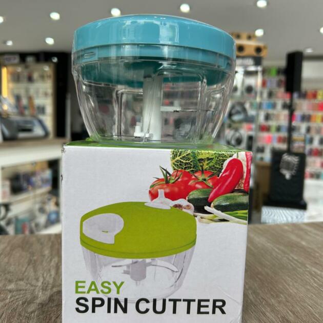 Procesador y Picador Manual de Alimentos Easy Spin Cutter